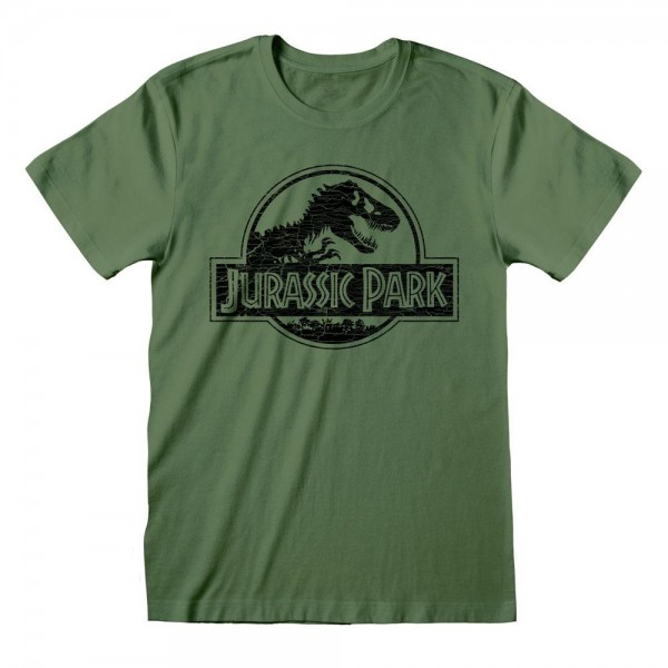 Maglietta Jurassic Park Logo Mono